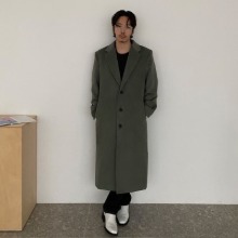 [OUTER] maxi long cashmere coat