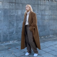 [OUTER] maxi cashmere long coat
