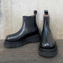 [handmade] two stack chelsea boots